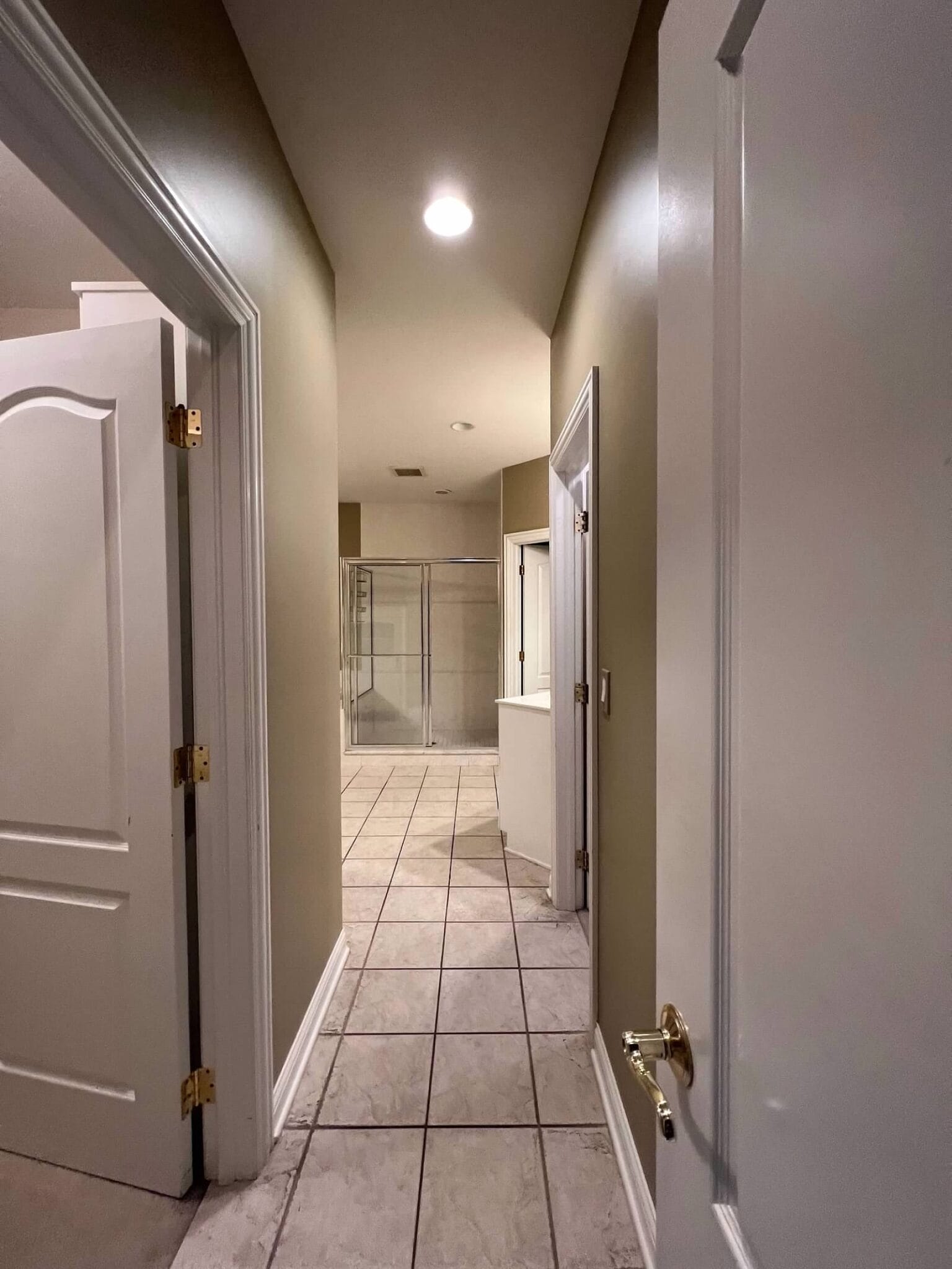 Hallway of doors